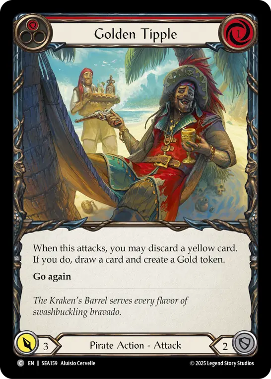 Golden Tipple RED SEA159 - High Seas - Flesh and blood card