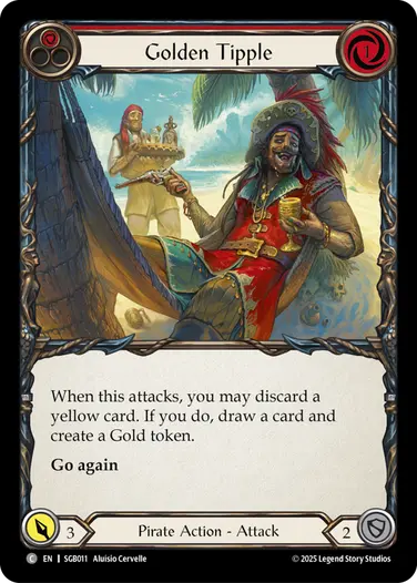 Golden Tipple SGB011 - Silver Age Chapter 3 - Gravy Bones - Flesh and blood card