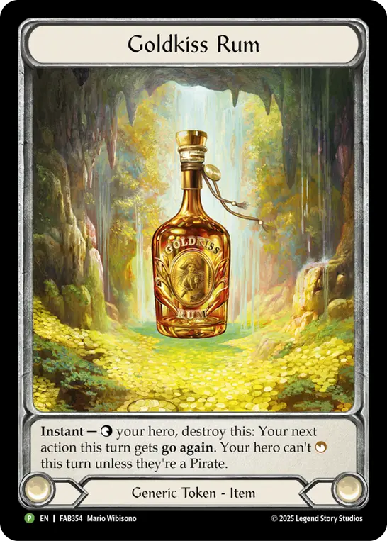 Goldkiss Rum FAB354-CF - Prize Wall - High Seas - Flesh and blood card