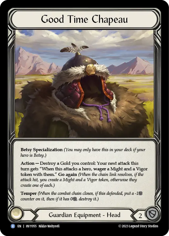 Good Time Chapeau HVY055 - Heavy Hitters - Flesh and blood card