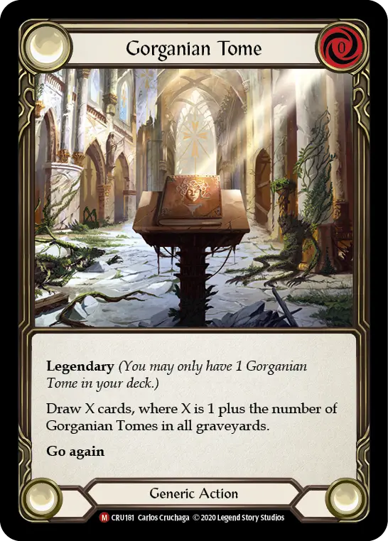Gorganian Tome CRU181 - Crucible of War - Flesh and blood card