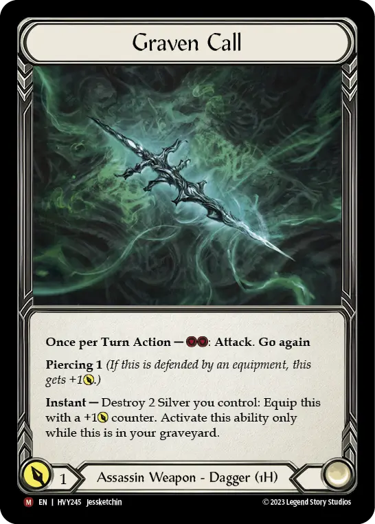 Graven Call HVY245 - Heavy Hitters - Flesh and blood card
