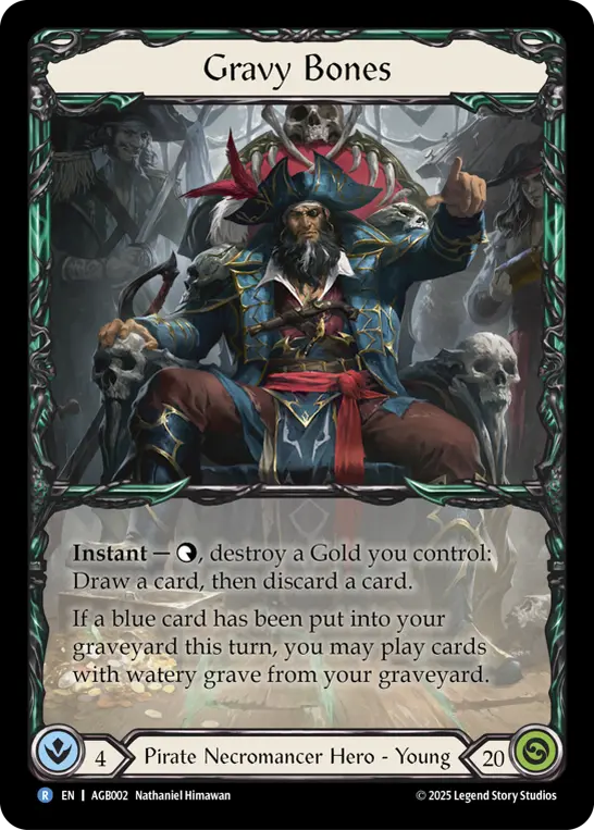 Gravy Bones AGB002-RF - Armory Deck - Gravy Bones - Flesh and blood card