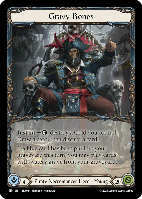 Gravy Bones SEA044 - High Seas - Flesh and blood card