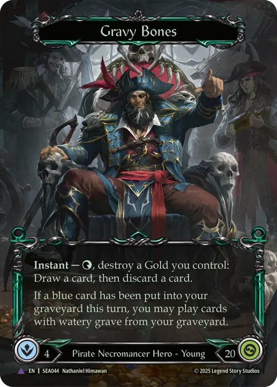 Gravy Bones SEA044-MV - High Seas - Flesh and blood card