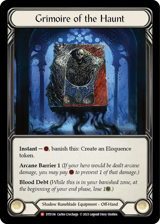 Grimoire of the Haunt DTD136 - Dusk till Dawn - Flesh and blood card