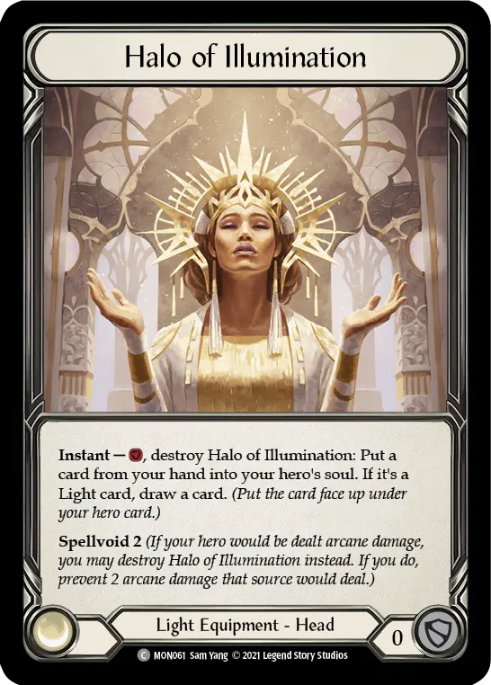 Halo of Illumination MON061 - Monarch - Flesh and blood card