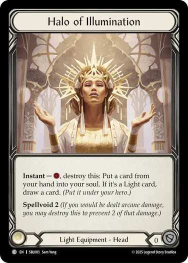 Halo of Illumination SBL003 - Silver Age Chapter 3 - Boltyn - Flesh and blood card