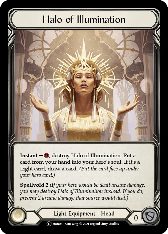 Halo of Illumination U-MON061-RF - Monarch - Unlimited - Flesh and blood card