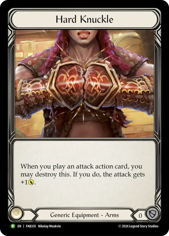 Hard Knuckle FAB335-CF - Conventions - 1st Strike - Flesh and blood card