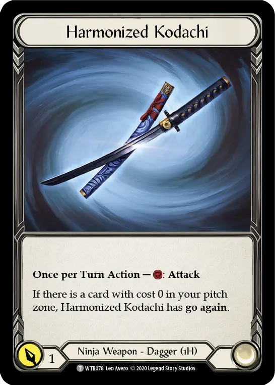 Harmonized Kodachi U-WTR078 - Welcome to Rathe - Unlimited - Flesh and blood card