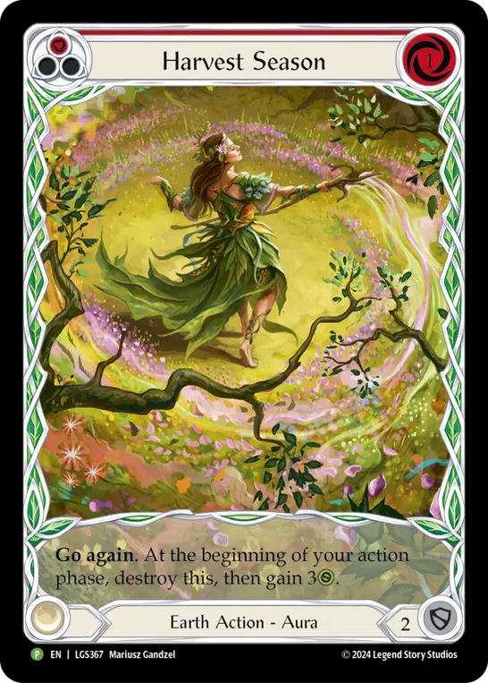 Harvest Season RED LGS367-RF - Skirmish - Season 10 - Flesh and blood card
