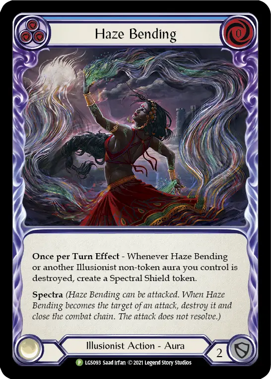 Haze Bending BLUE LGS093-CF - Armory - Season 6 - Flesh and blood card