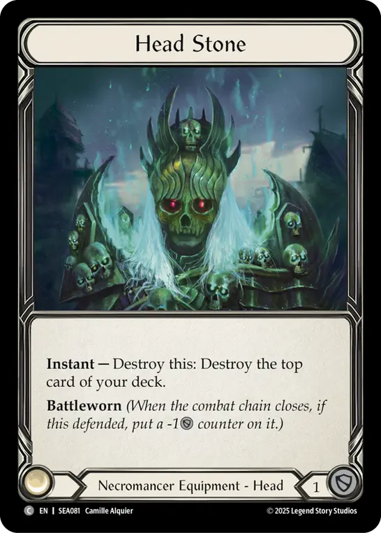 Head Stone SEA081 - High Seas - Flesh and blood card