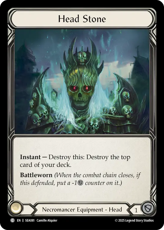 Head Stone SEA081-TP - High Seas - Treasure Pack - Flesh and blood card