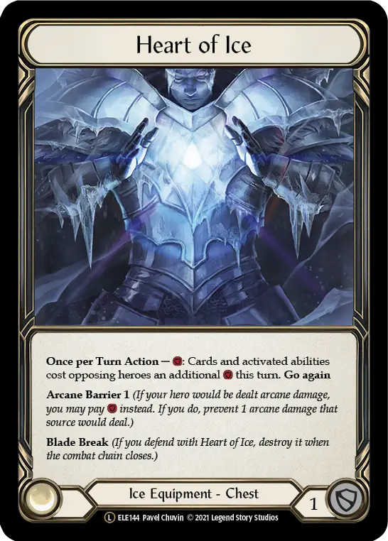 Heart of Ice U-ELE144-RF - Tales of Aria - Unlimited - Flesh and blood card