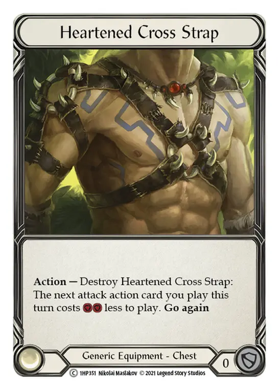 Heartened Cross Strap 1HP351 - History Pack 1 - Flesh and blood card