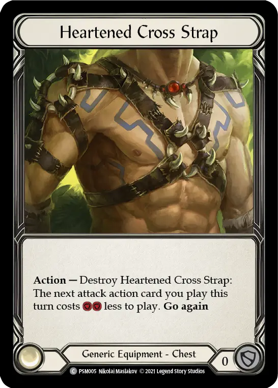 Heartened Cross Strap PSM005 - Prism - Blitz Deck - Flesh and blood card