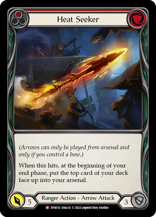 Heat Seeker RED DYN153 - Dynasty - Flesh and blood card