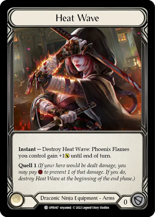 Heat Wave UPR047 - Uprising - Flesh and blood card