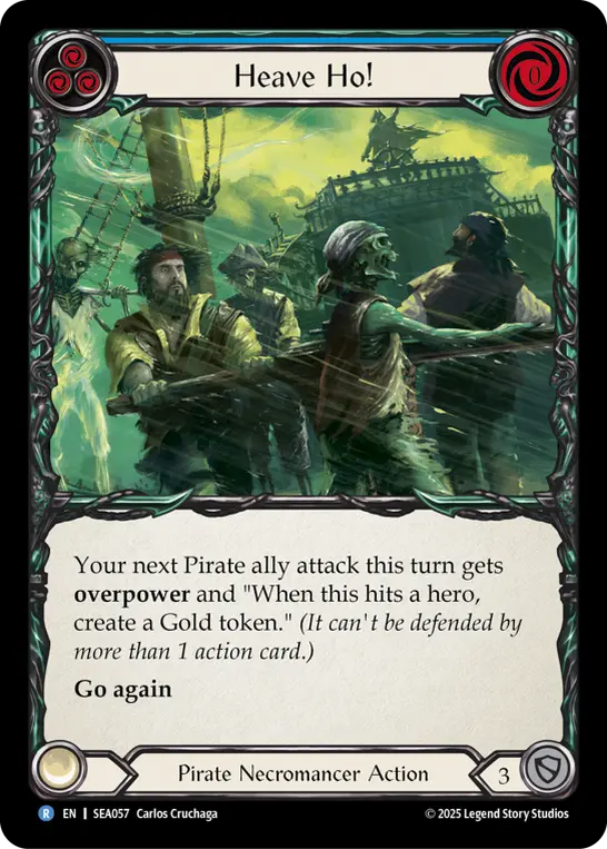Heave Ho! BLUE SEA057 - High Seas - Flesh and blood card