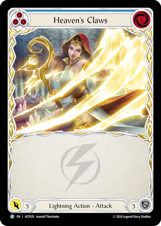 Heaven's Claws BLUE AST025 - Armory Deck - Aurora, Shooting Star - Flesh and blood card