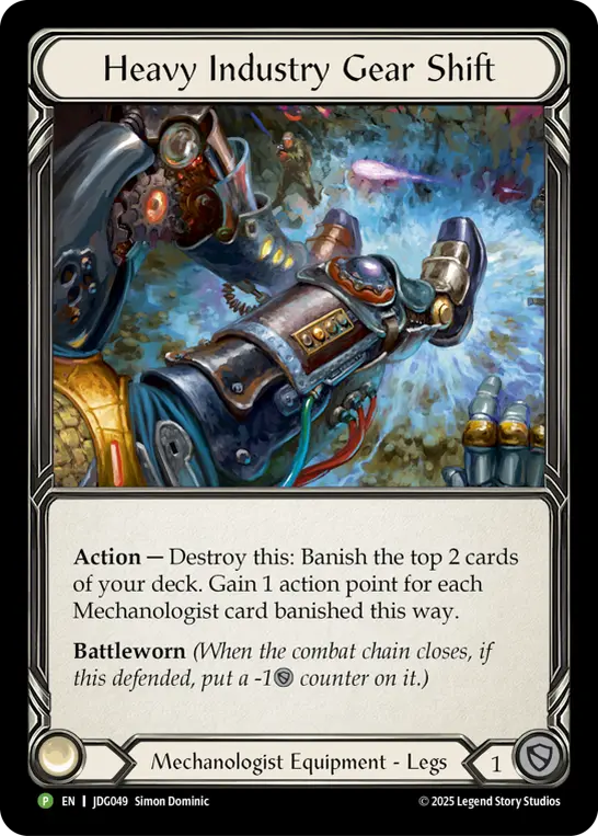 Heavy Industry Gear Shift JDG049-CF - Judge Pack 7 - Flesh and blood card