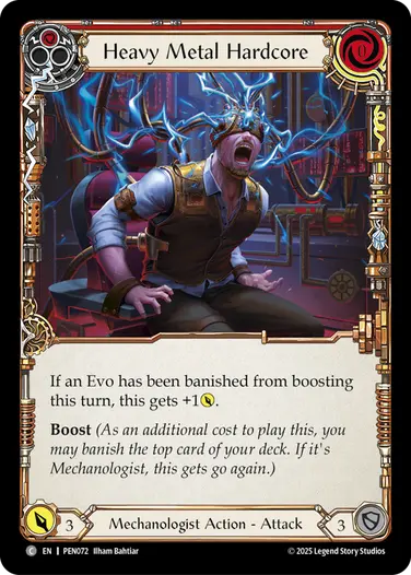 Heavy Metal Hardcore PEN072 - Compendium of Rathe - Flesh and blood card