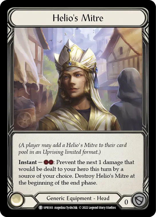Helio's Mitre UPR183 - Uprising - Flesh and blood card
