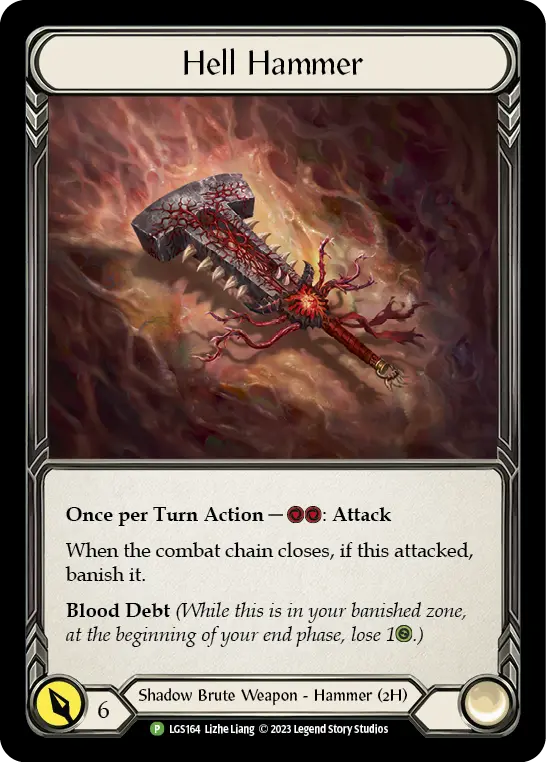 Hell Hammer LGS164-CF - Armory - Season 10 - Flesh and blood card