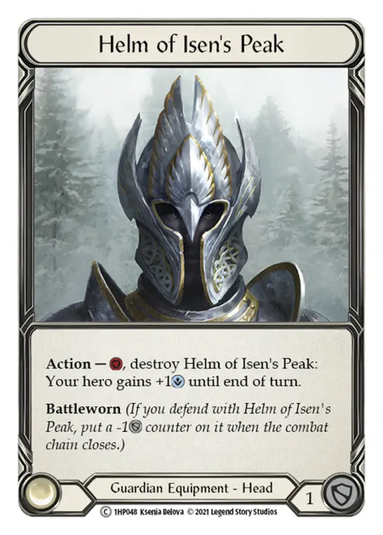 Helm of Isen's Peak 1HP048 - History Pack 1 - Flesh and blood card