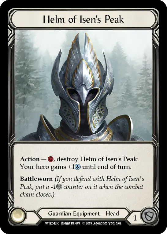 Helm of Isen's Peak WTR042 - Welcome to Rathe - Flesh and blood card