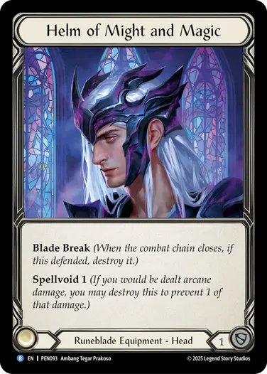 Helm of Might and Magic PEN093 - Compendium of Rathe - Flesh and blood card
