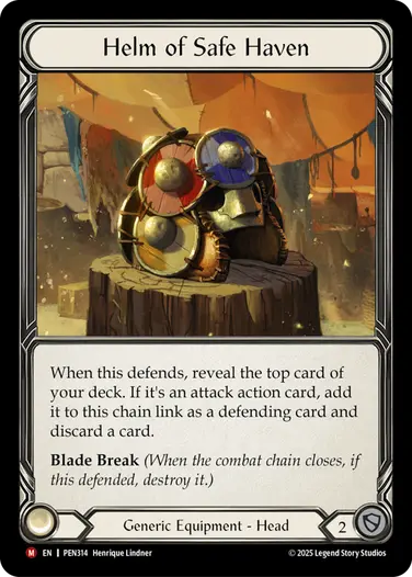 Helm of Safe Haven PEN314 - Compendium of Rathe - Flesh and blood card