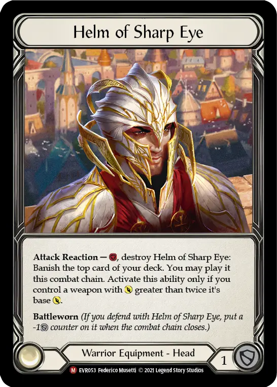 Helm of Sharp Eye EVR053 - Everfest - Flesh and blood card