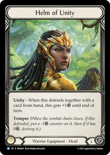 Helm of Unity PEN044 - Compendium of Rathe - Flesh and blood card