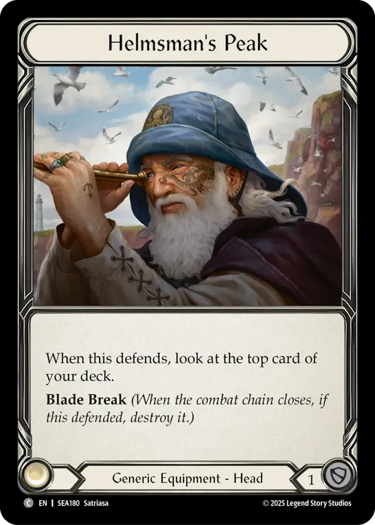 Helmsman's Peak SEA180-TP - High Seas - Treasure Pack - Flesh and blood card