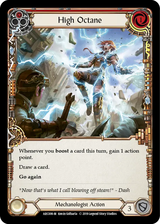 High Octane RED ARC006 - Arcane Rising - Flesh and blood card