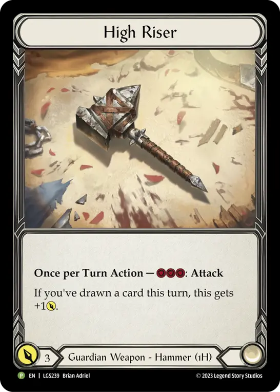 High Riser LGS239-RF - Buy-a-Box - Heavy Hitters - Flesh and blood card