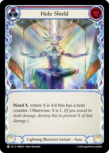 Holo Shield OMN030 - Omens of the Third Age - Flesh and blood card