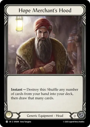 Hope Merchant's Hood SFA004 - Silver Age Chapter 2 - Fai - Flesh and blood card