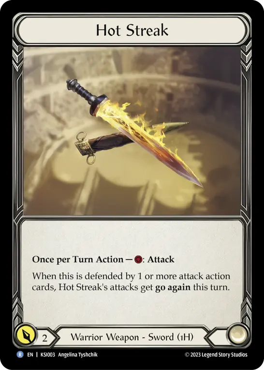 Hot Streak KSI003 - Kassai - Heavy Hitters Blitz Deck - Flesh and blood card
