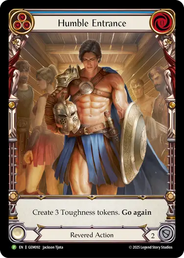 Humble Entrance GEM092 - GEM - Pack 3 - Flesh and blood card