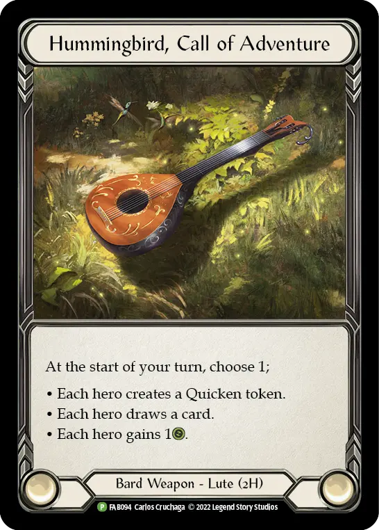 Hummingbird, Call of Adventure FAB094-CF - Pro Tour - Lille 2022 - Flesh and blood card