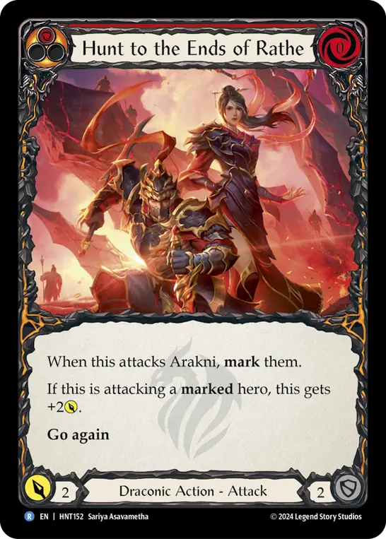 Hunt to the Ends of Rathe RED HNT152 - The Hunted - Flesh and blood card