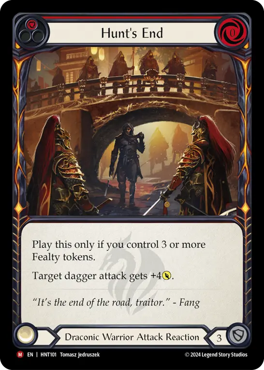 Hunt's End RED HNT101 - The Hunted - Flesh and blood card