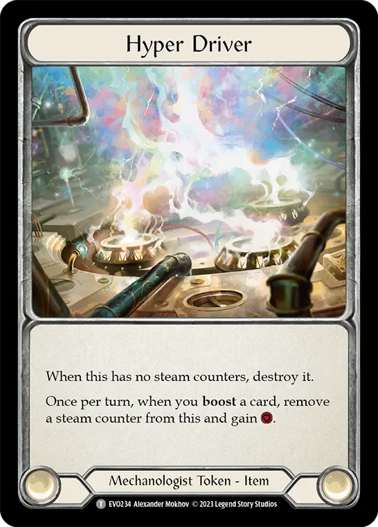 Hyper Driver EVO234 - Bright Lights - Flesh and blood card
