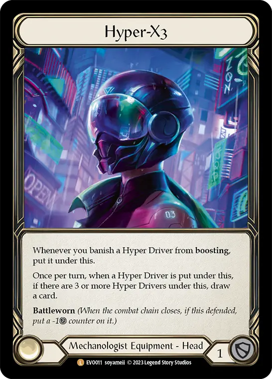 Hyper-X3 EVO011-RF - Bright Lights - Flesh and blood card