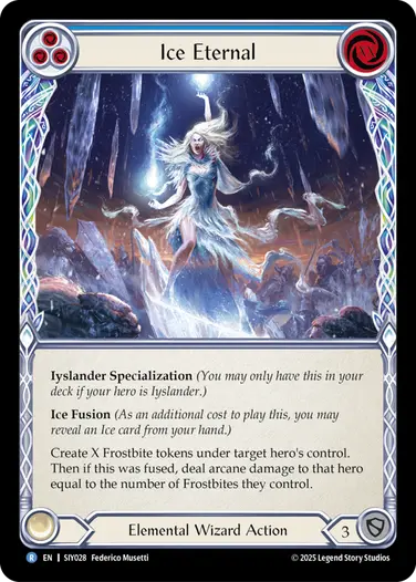 Ice Eternal SIY028 - Silver Age Chapter 1 - Iyslander - Flesh and blood card