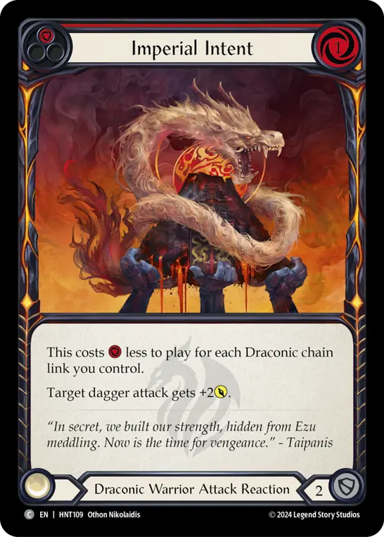 Imperial Intent RED HNT109 - The Hunted - Flesh and blood card